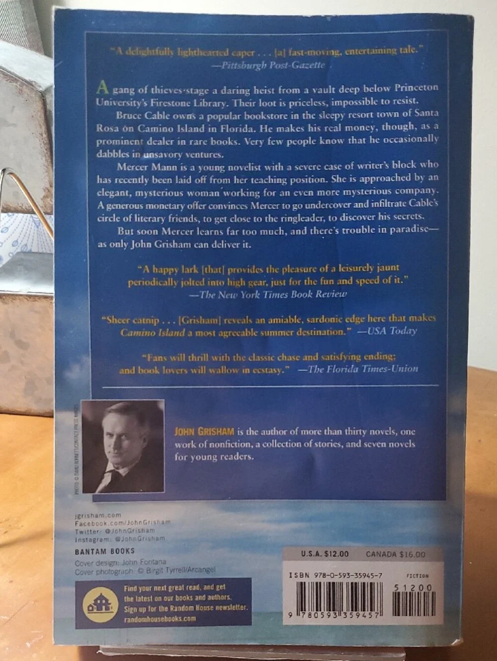 Camino Island By John Grisham Paperback